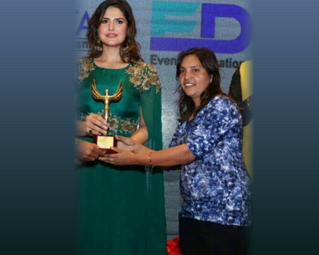 With Zareen Khan